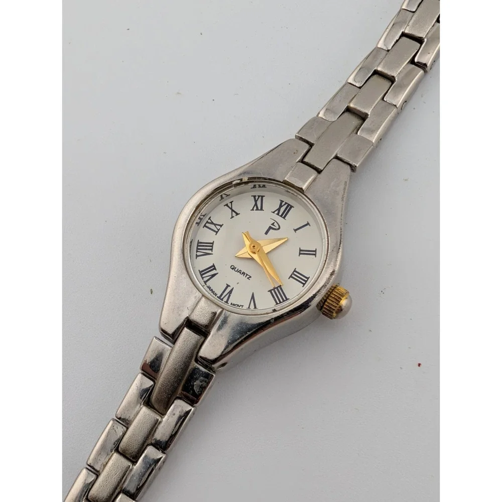 P Brand Watch Women 18mm Case‎ Silver 6.5
